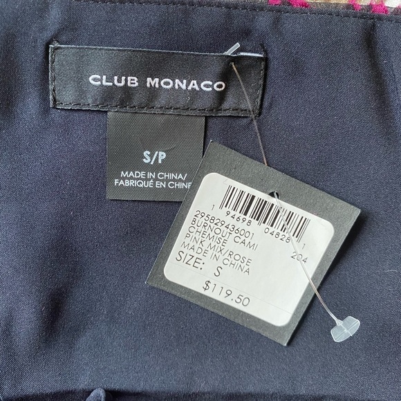 Club Monaco Burnout Velvet Camisole - Size SP - Picture 4 of 5